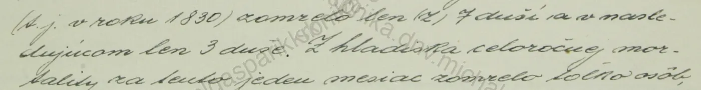 Výrez z rukopisu kroniky — Kniha I, s. 85