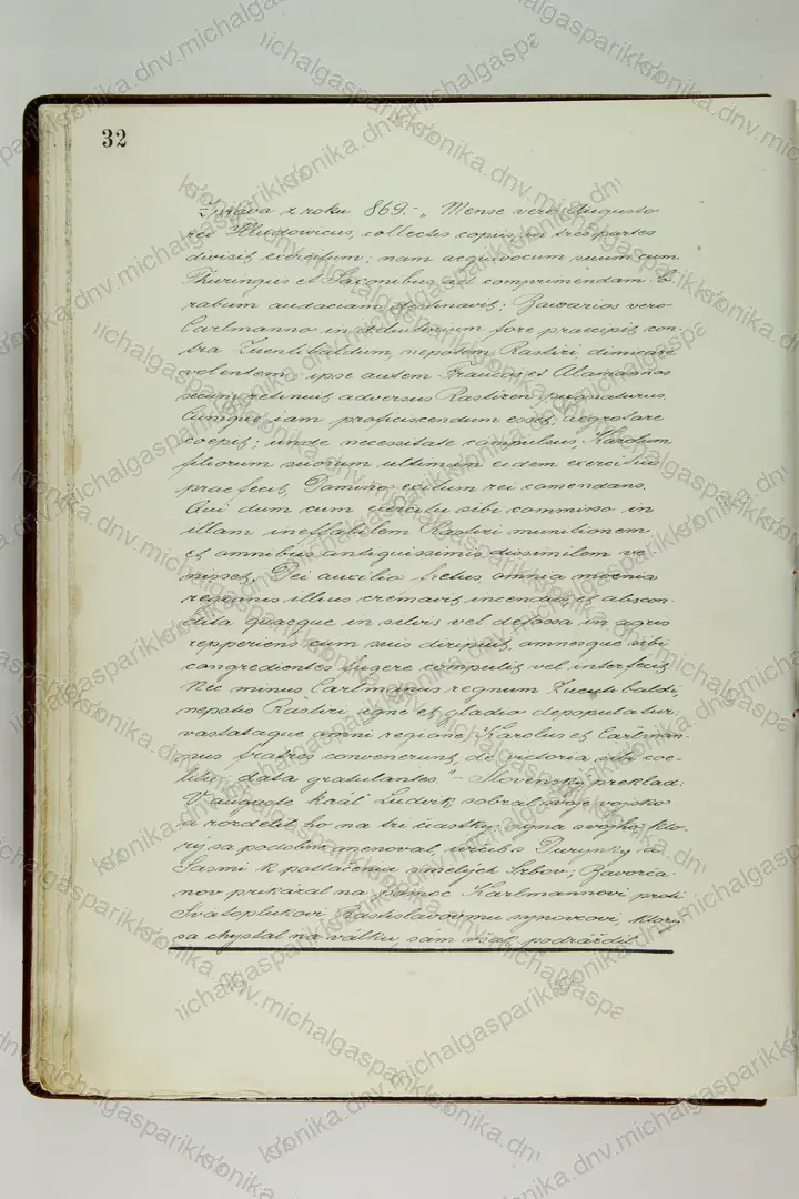 Sken: Strana 32, rukopis