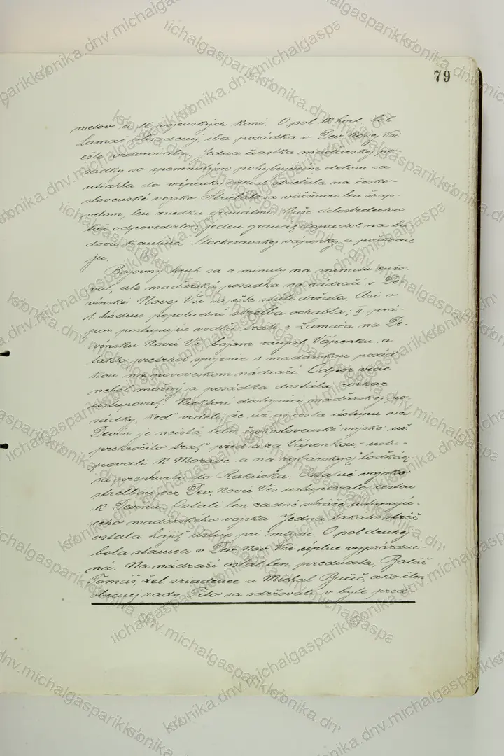 Sken: Strana 79, rukopis
